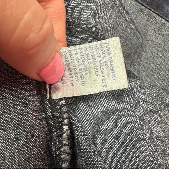 vintage DG2 Diane Gilman studded denim Jean Jacket boho utility Military sz XS - Picture 11 of 11